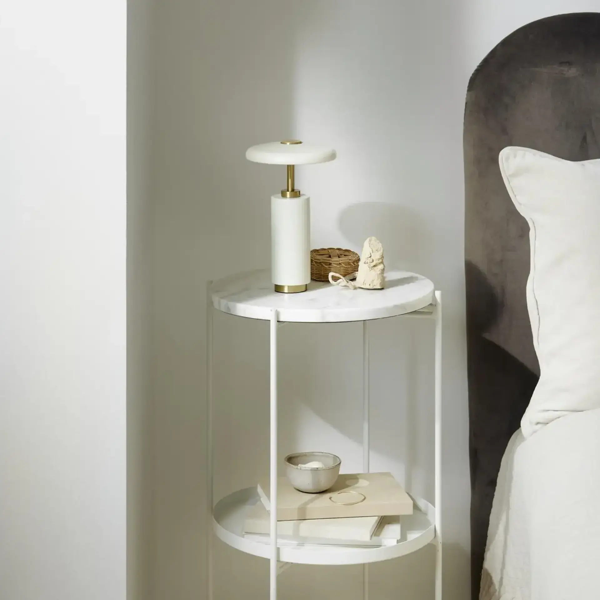 Cassia lamp illuminated in dim light