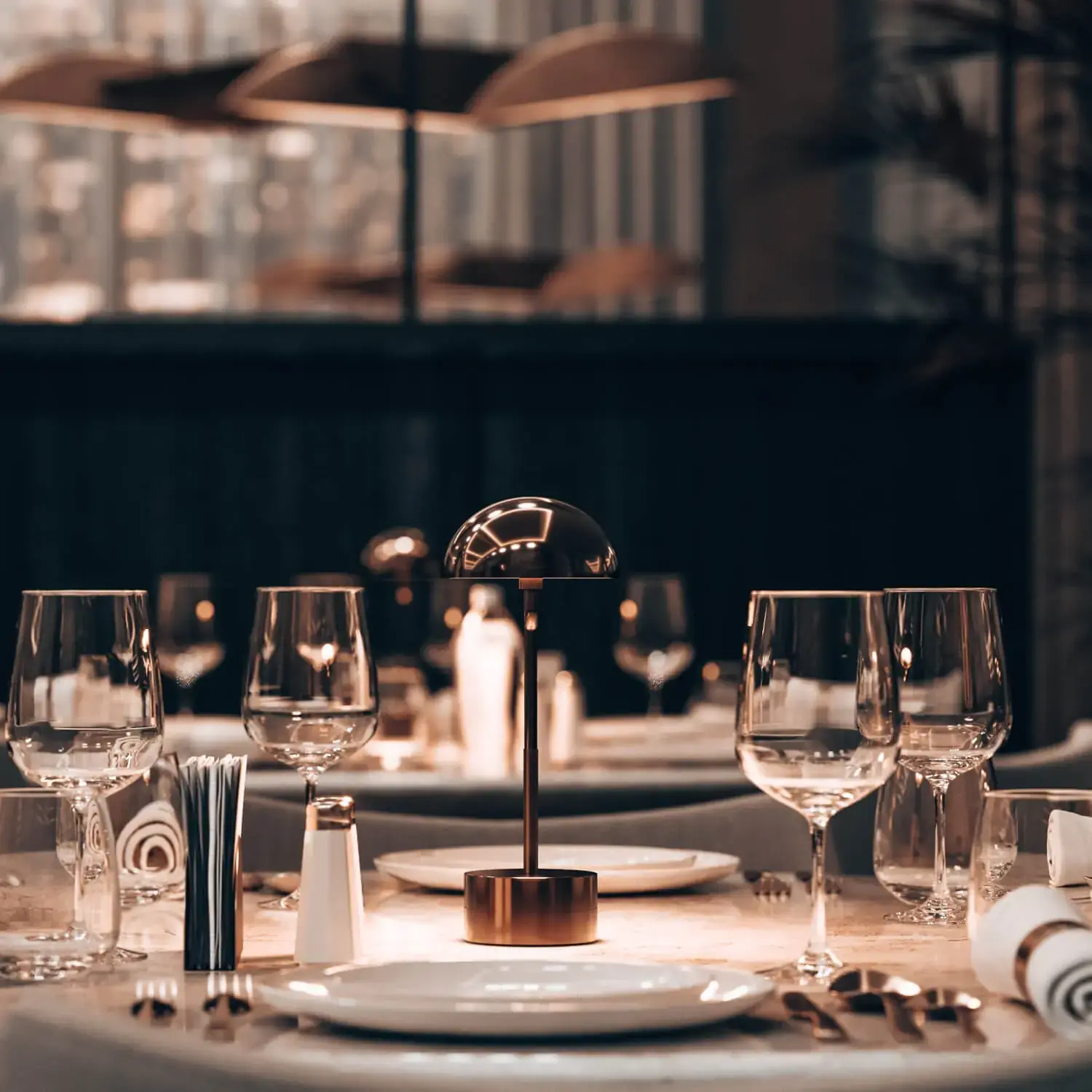 Vega lamp in a styled interior setting